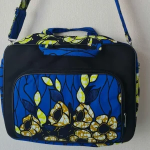 Sac ordinateur portable wax bleu homme et femme
