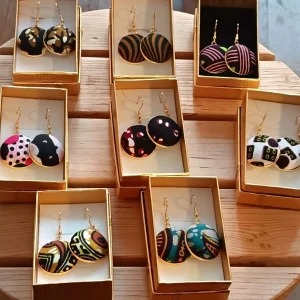 Boucles d’oreilles Charmeuses Wax