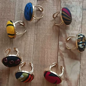 Bague Wax en acier inoxydable doré
