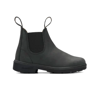 Chelsea Boots Pour Enfants – Rustic Black – 1325