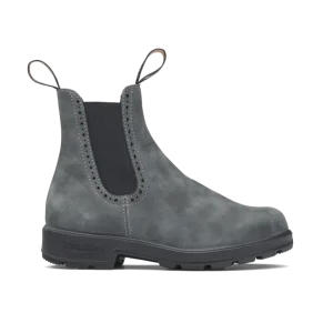 High Top Chelsea Boots Femme – Rustic Black – 1630