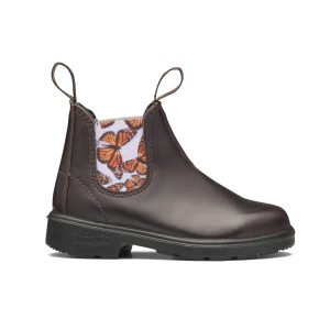Chelsea Boots pour Enfant – Espresso & Papillon – 2395