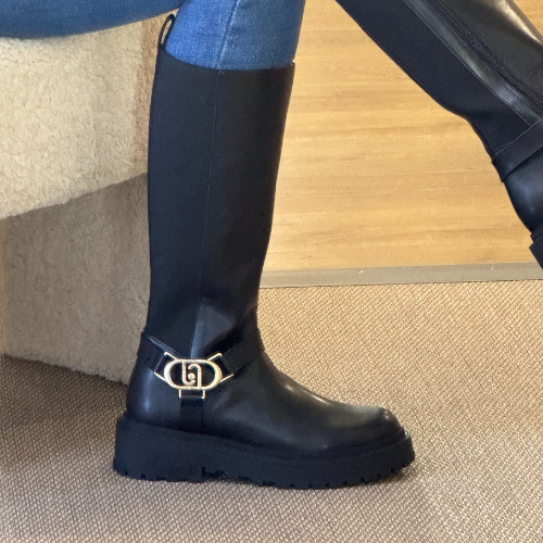 Bottine noire pour femme en cuir – Élégance intemporelle et confort haut de gamme – LIU JO – Image 2
