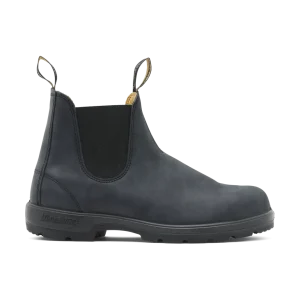 Classic Chelsea Boots Homme – Rustic Black – 587