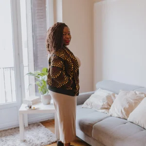Bombers africainstyle marron
