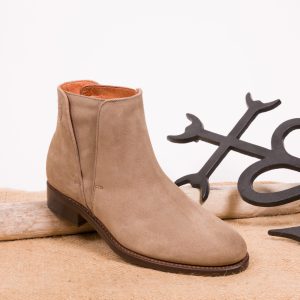 Bottine femme cuir Réf JULIETTE Taupe