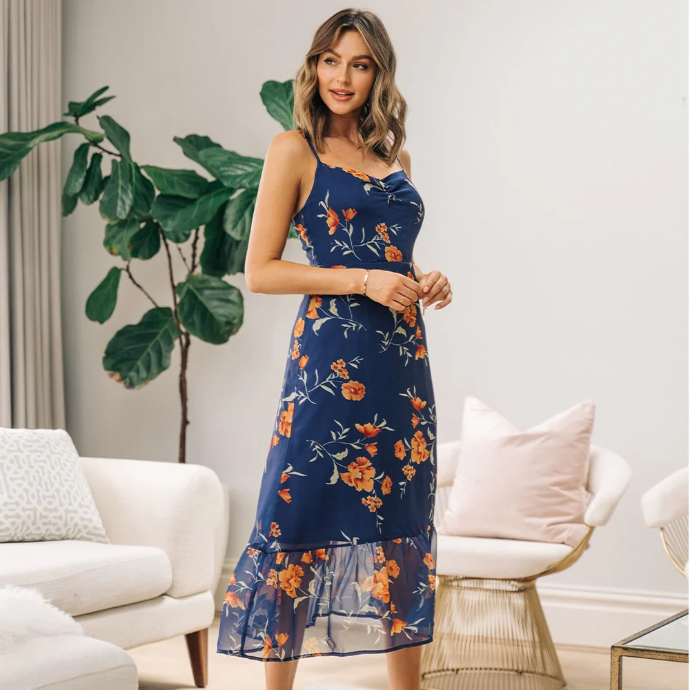 Robe Femme avec Fleurs – Image 3