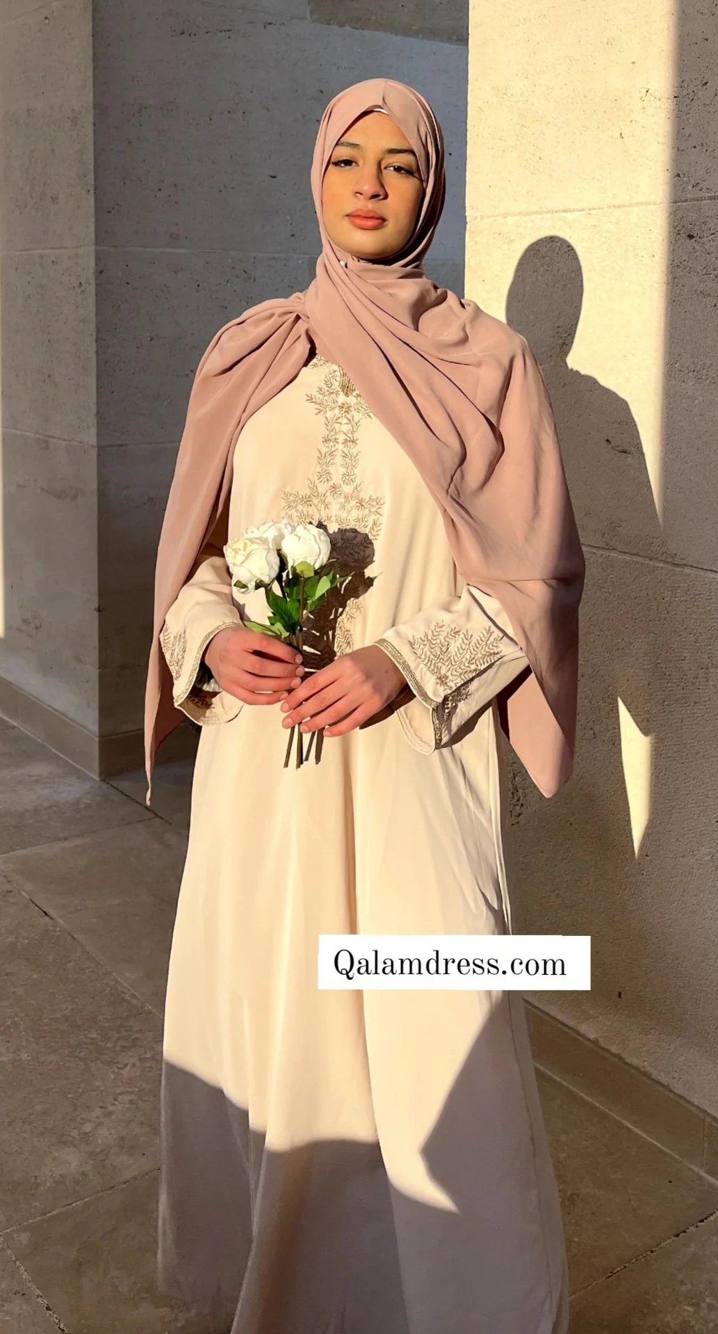 Maxi hijab Soie de Médine opaque silk of Médina