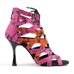 Chaussures de Cabaret PortDance Serpent Rose