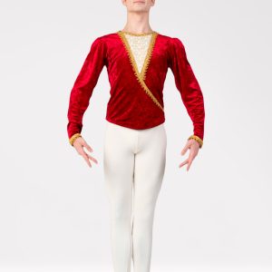 Costume de Danse Masculin Harmony Velvet Rouge