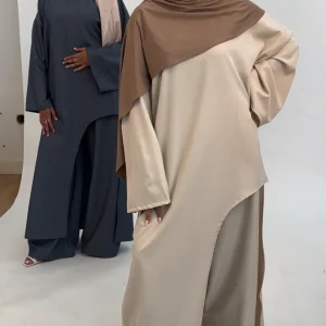 Ensemble Tunique longue asymétrique Casual - tendance Hijab