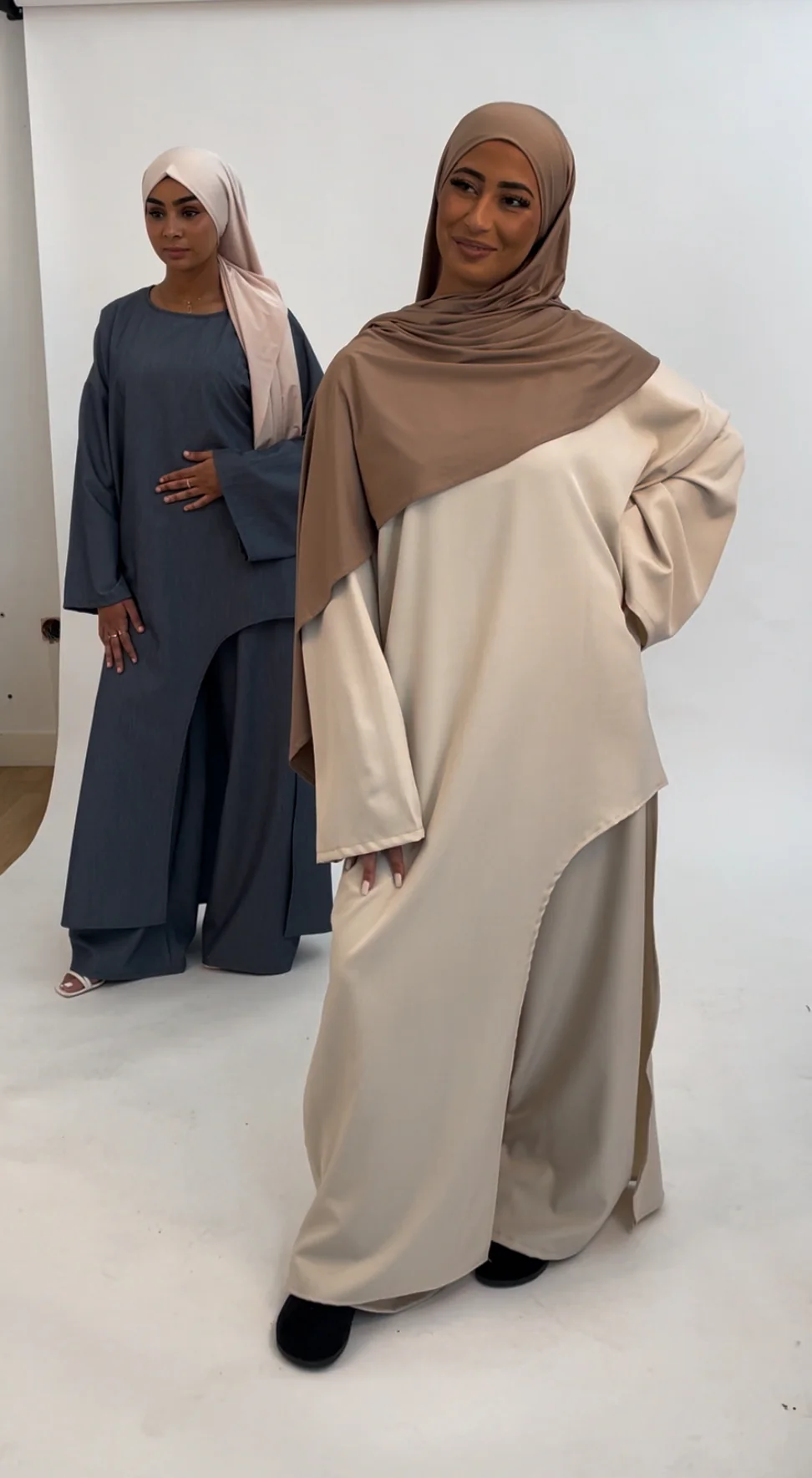 Ensemble Tunique longue asymétrique Casual - tendance Hijab