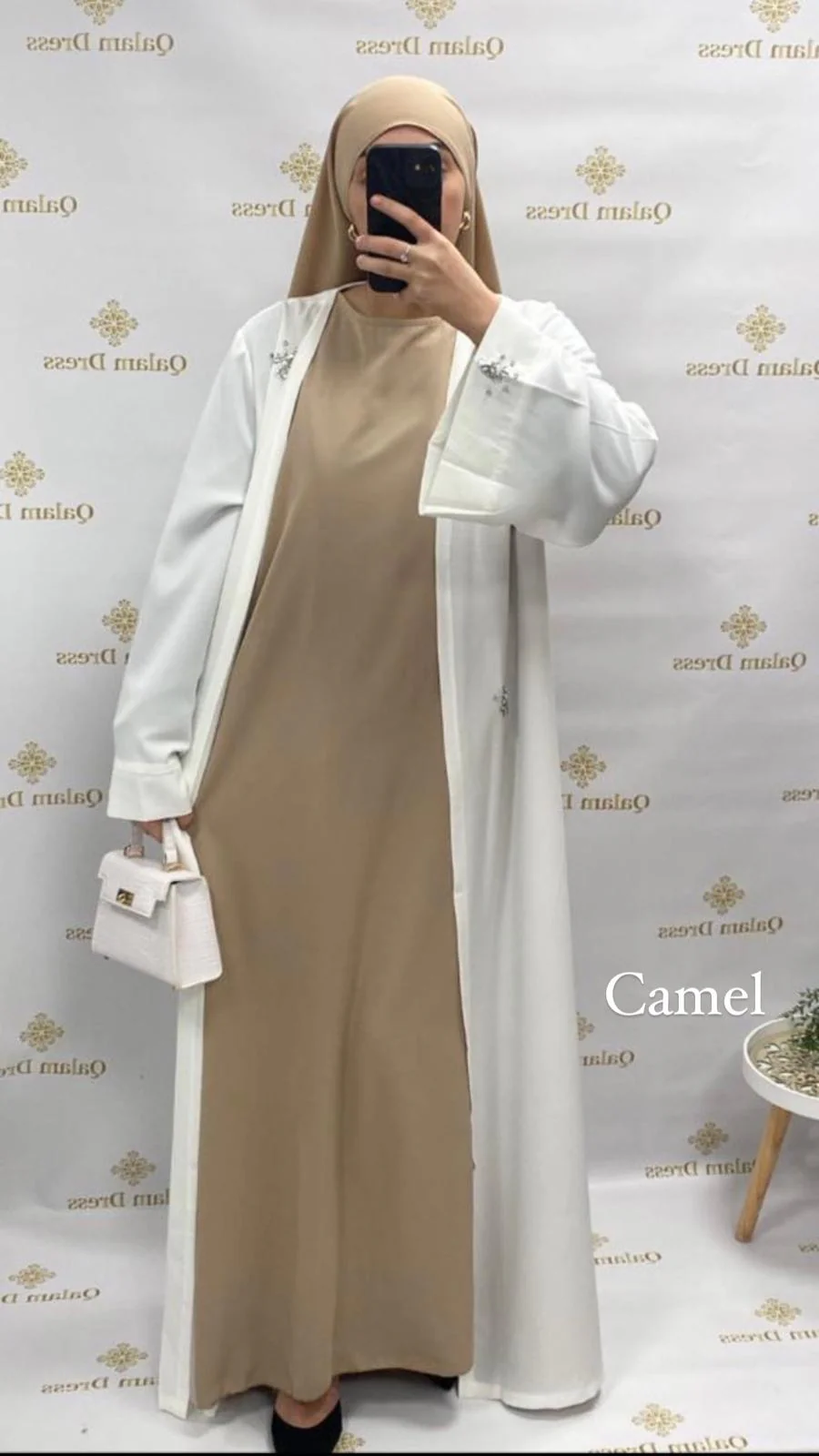 Sous robe sans manches en soie de medine - Tendance Hijab – Image 2