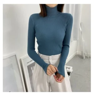 Pull à Col Roulé Recomposé Femme | La Parisienne