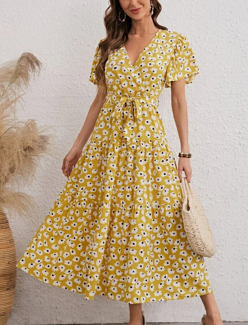 Robe Fleurs Femme – Image 4