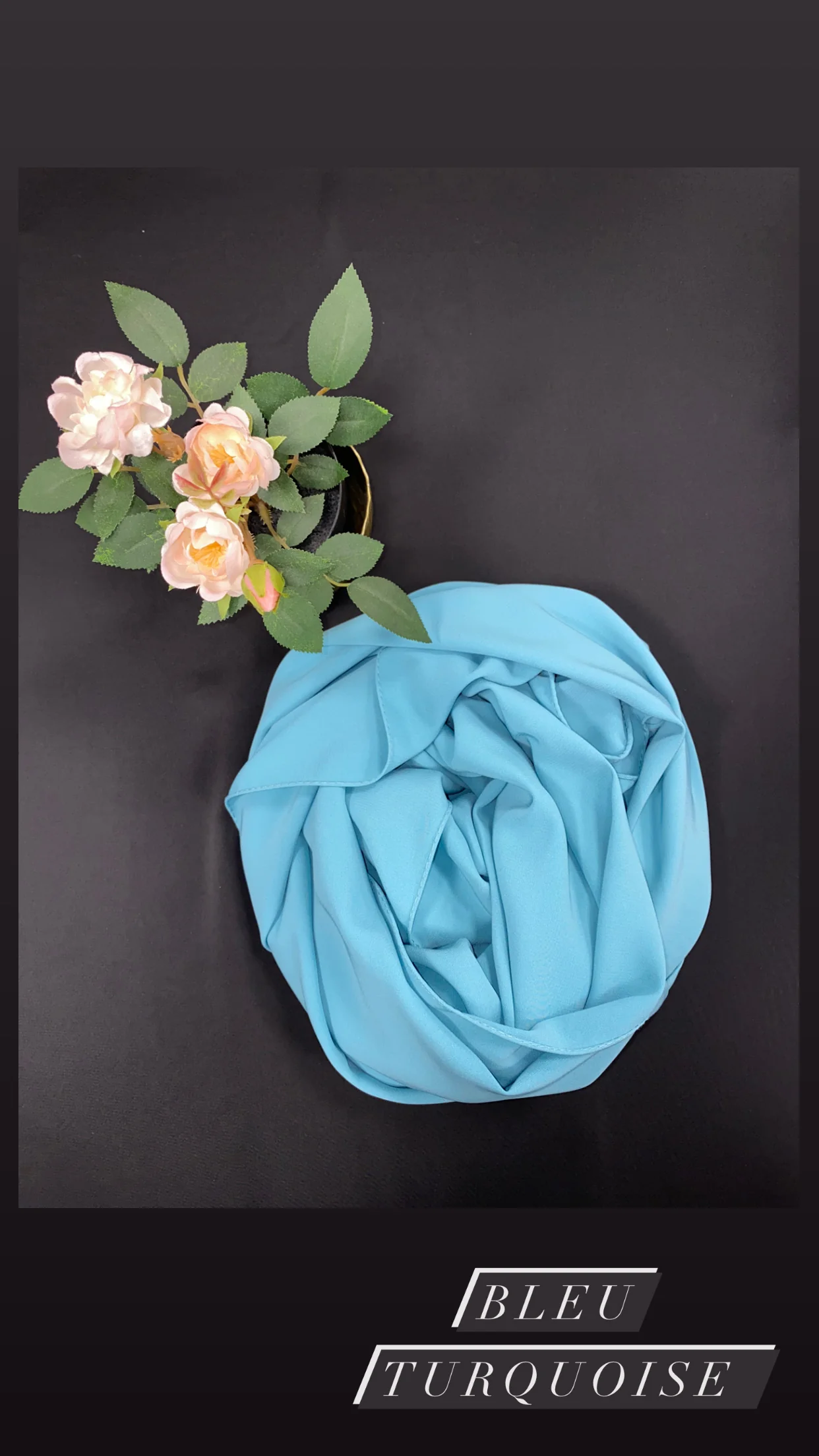 Maxi hijab Soie de Médine opaque silk of Médina – Image 7