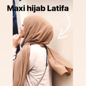THE MAXI HIJAB LATIFA MOUSSELINE