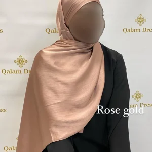 Hijab à enfiler satin irisé