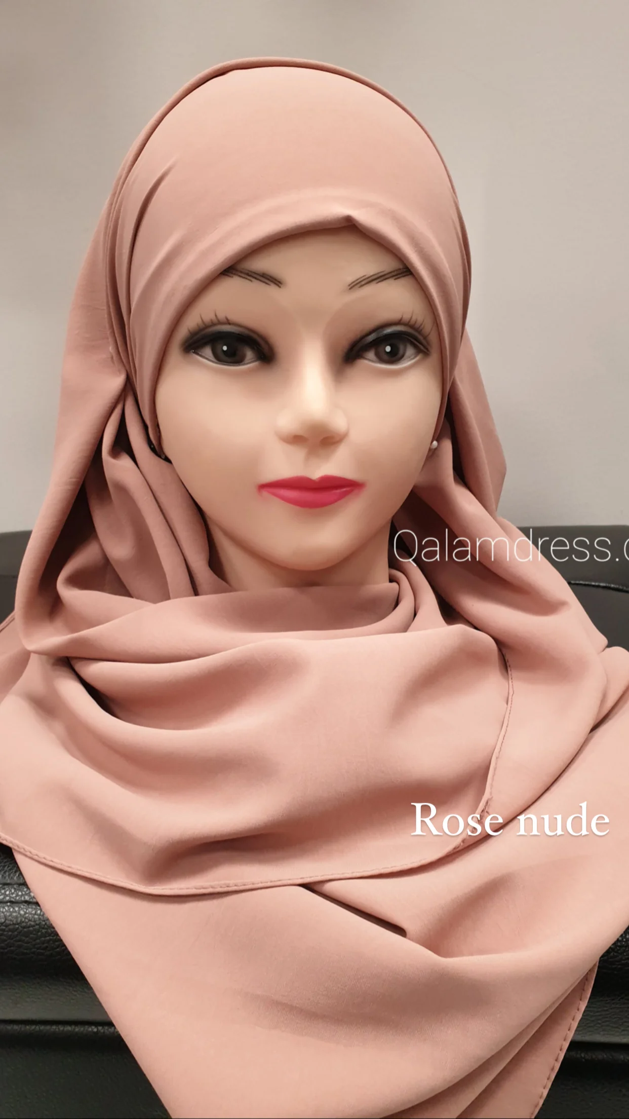 Hijab à enfiler type Soie de Médine - Bonnet rond viscose invisible – Image 2