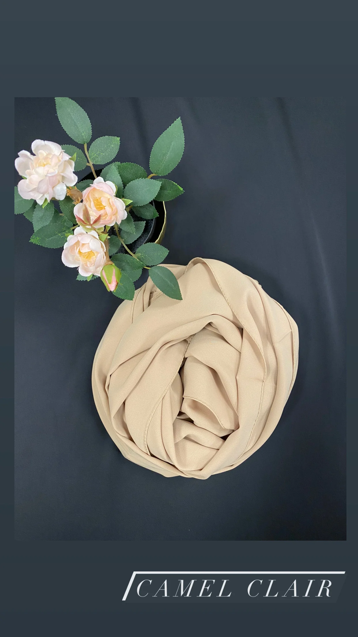 Maxi hijab Soie de Médine opaque silk of Médina – Image 2