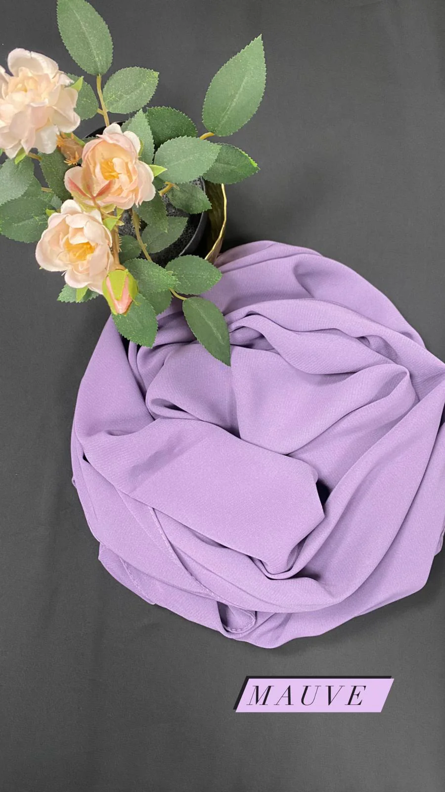 Maxi hijab Soie de Médine opaque silk of Médina – Image 3