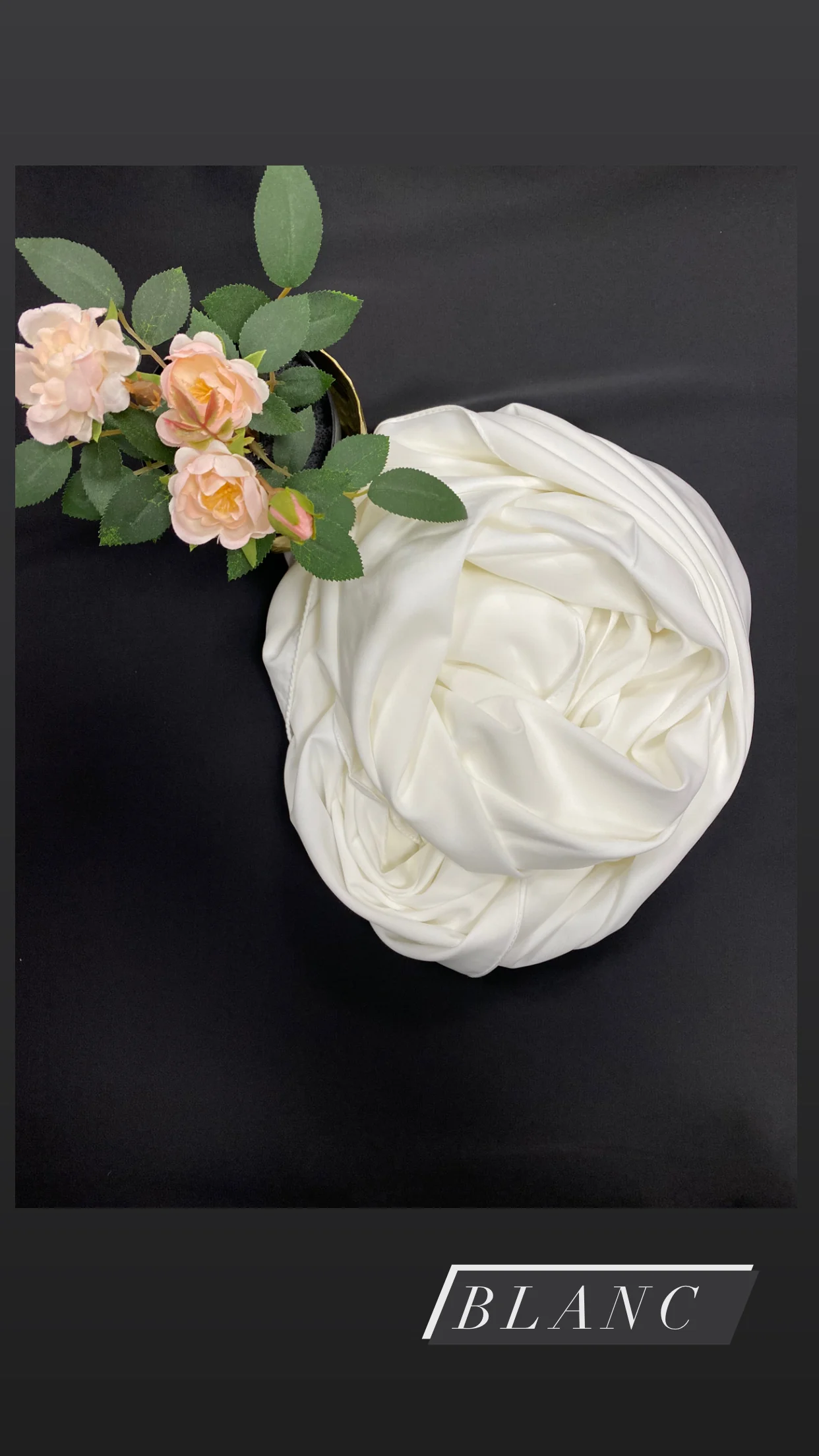 Maxi hijab Soie de Médine opaque silk of Médina – Image 9
