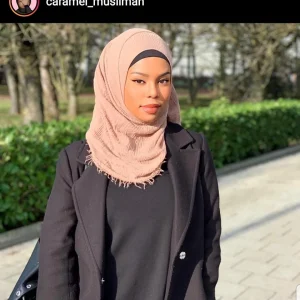 Hijab crêpe myriam