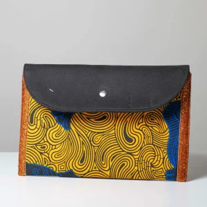 Pochette Wax Noir Jaune