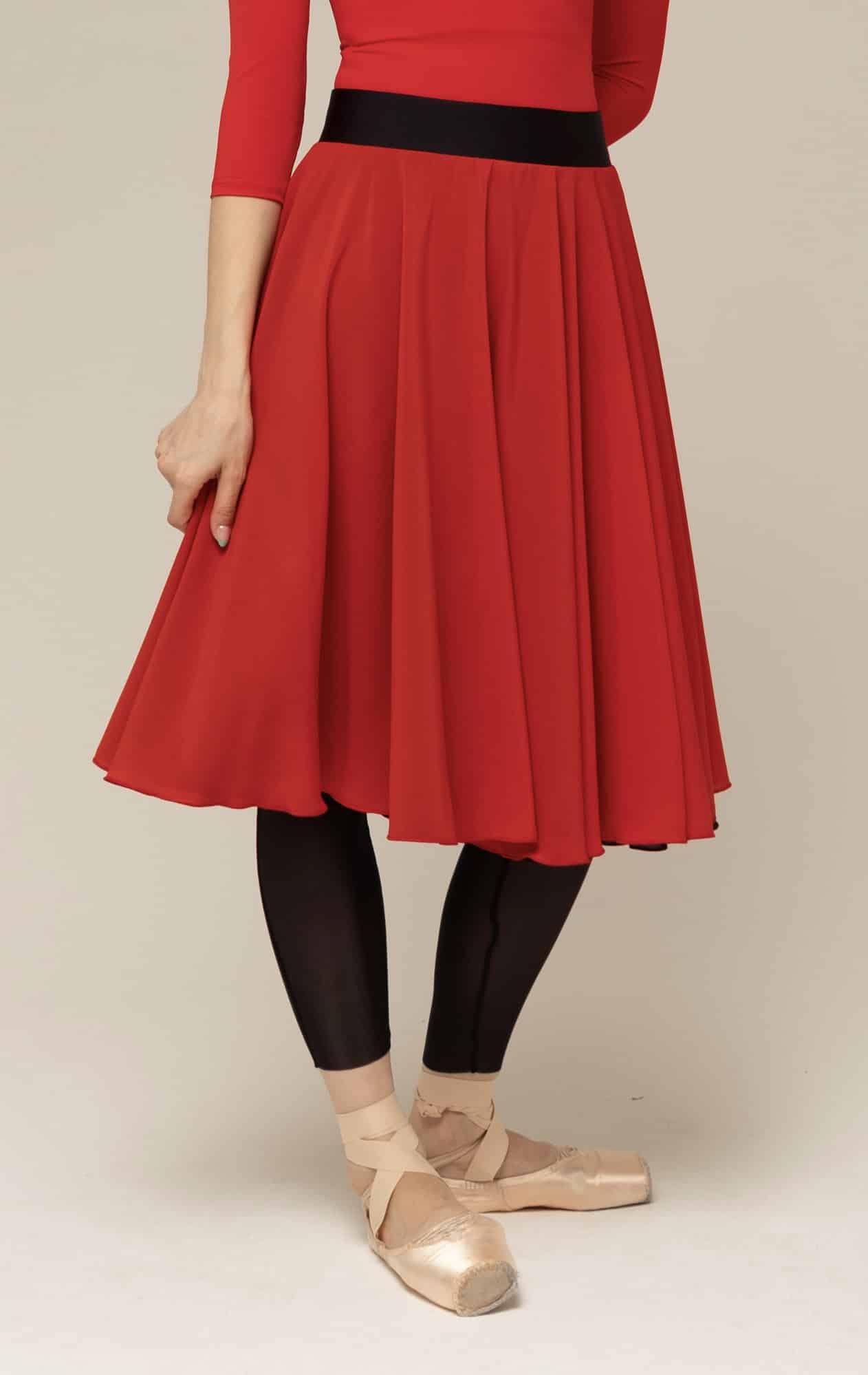Jupe Réversible Zidans Rouge & Noir – Image 4