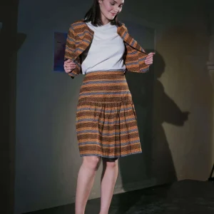 Jupe courte imprimé femme  n°1 “les intemporelles”