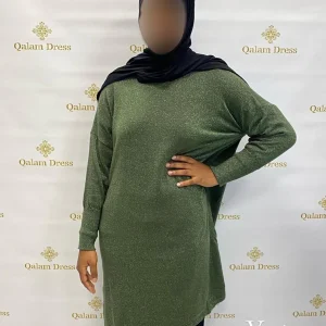 Pull long pailleté  - Tendance Hijab