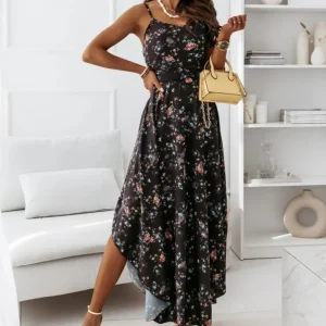 Robe Longue Jupe Fleurie
