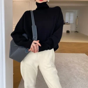Pull Col Roulé Raffiné Femme | La Parisienne