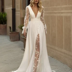 Robe de Mariée Fluide Bohème