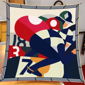 Carré 100% Soie 90x90 | La Parisienne