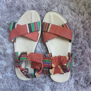Sandales imprimé Wax enfant n°2 – fille T.35