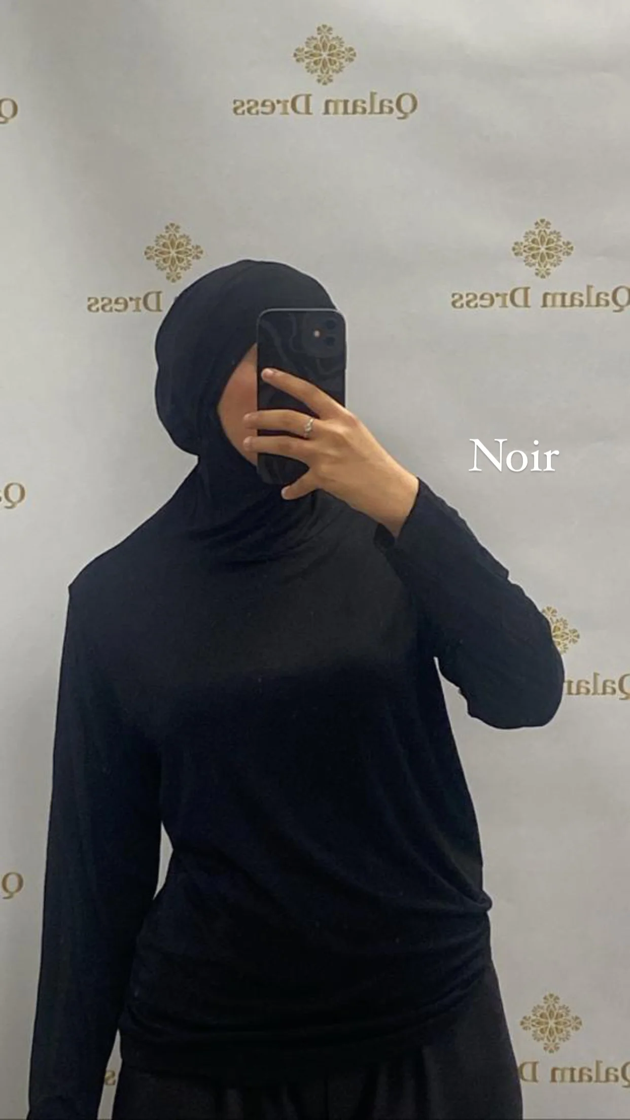 Sous pull avec bonnet intégré -Tendance Hijab – Image 2