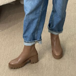 Bottines à talons marron Femme – Élégance et Confort au Quotidien