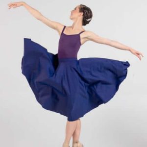 Jupe Longue Mousseline Stretch Ballet Rosa Alix