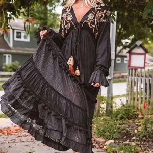 Bohème Chic Robe Longue