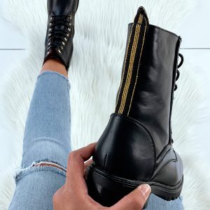 boots femme noir