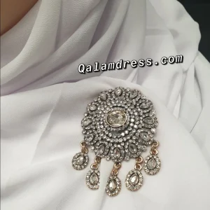 Broche strass YAMINA - Tendance Hijab