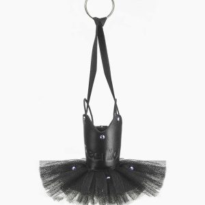 Porte-Clés Tutu Tulle & Cuir Wear Moi