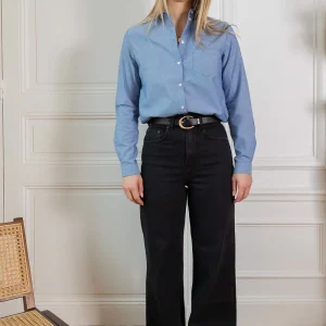 Jean wide Audrey - noir lavé