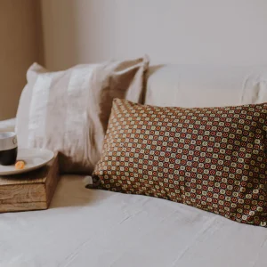 Coussin élégant wax