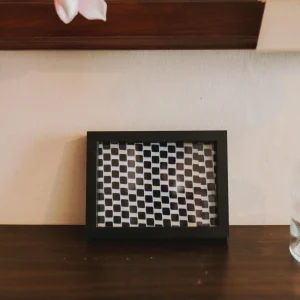 Cadre  déco Wax damier