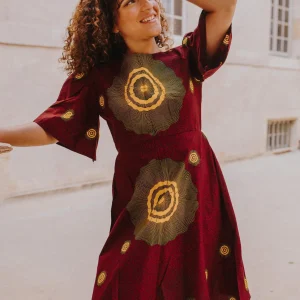 Robe wax rouge
