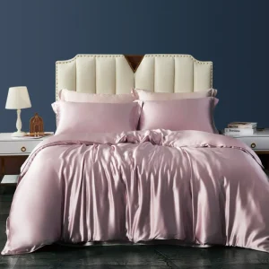 Ensemble de couette en soie 22 momme 4 pièces (drap-housse)