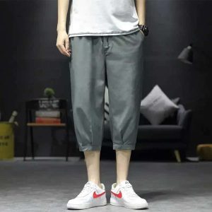 Pantacourt Homme Taille Élastiquée