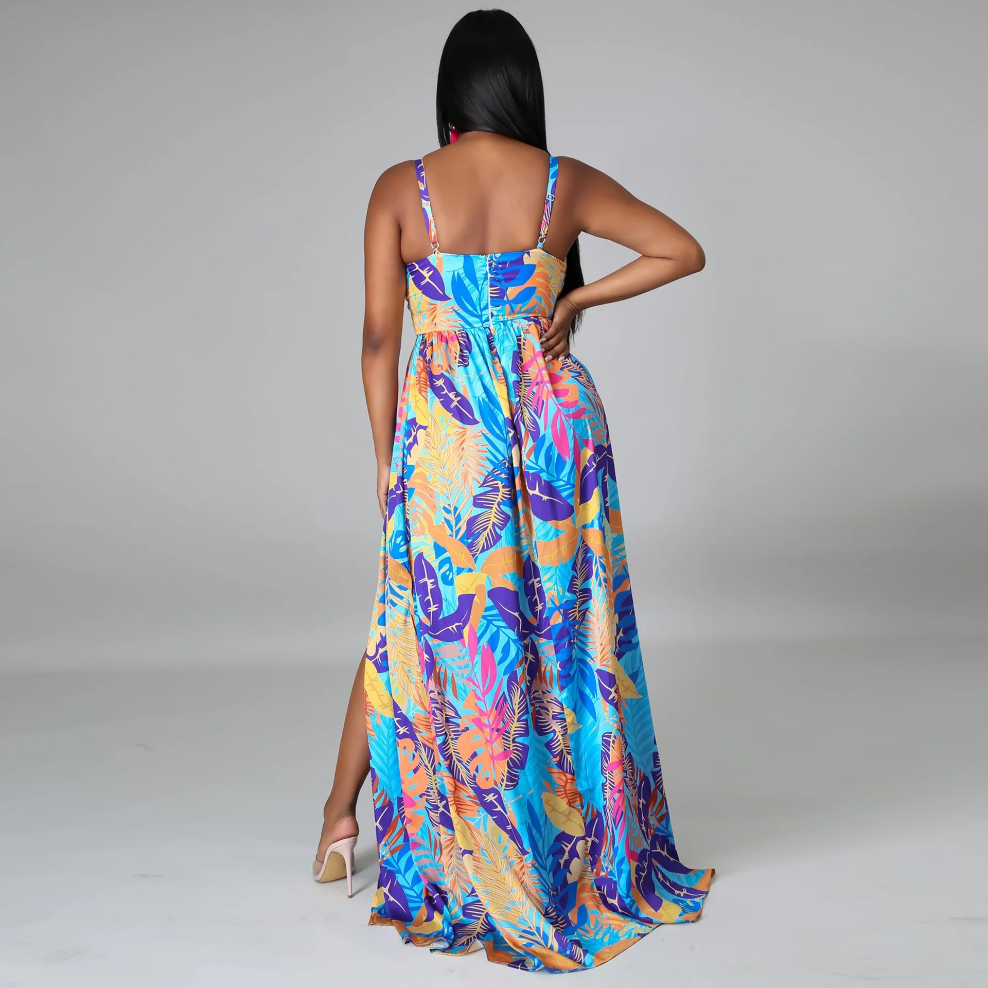 Robe Longue Fendue Eté – Image 2